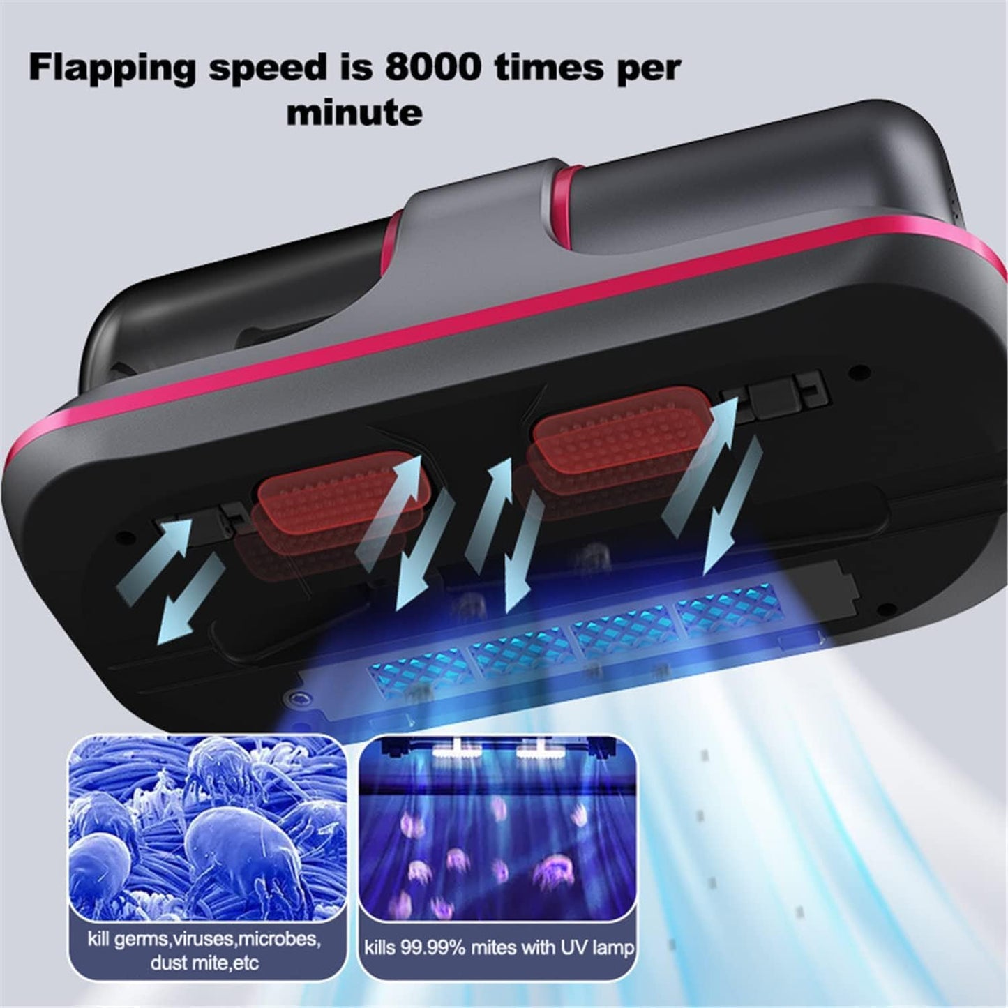 Rechargeable Handheld Dust Mite Vacuum Cleaner